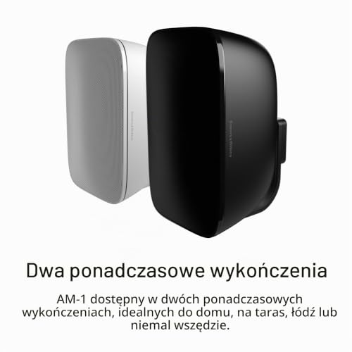 Bowers & Wilkins AM1 BK (zestaw) odporny na warunki atmosferyczne głośnik czarny