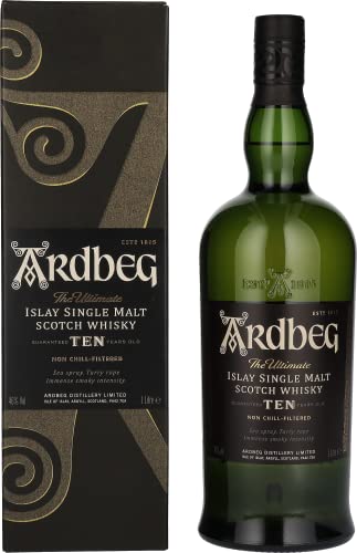 ardbeg 10 years Old en paquete de regalo, 1 l