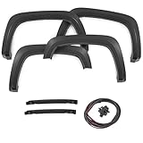 Rough Country Sport Fender Flares for Chevy Silverado 2500 HD/3500 HD (2020-2025) - Durable Tri-Blend ABS Flares, 1