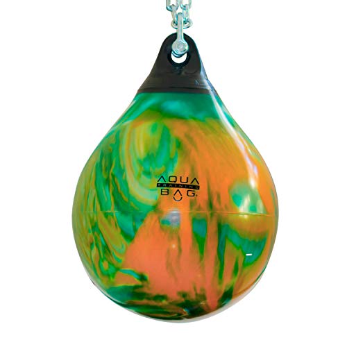 Aqua Training 120 lb. Punching Bag 18 Water Filled Teardrop Shape for Boxers of All Skill Levels Vinyl Construction Ceiling Mount or Stand Compatible UV Resistant GS x Ireland 2020136361