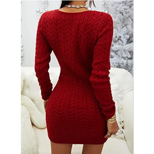 Robe en maille élégante et décontractée pour le bureau