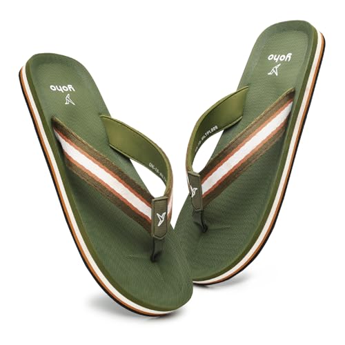 Image of YOHO Bubbles Men Ortho slippers | Soft comfortable and stylish flip flop slippers for Men in exciting colors |Lightweight | Anti Skid | Daily Use Chappal