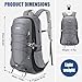 Imagen de HOMIEE Mochila de Senderismo 45L Bolsa de Impermeable Nylon para Caminatas para Computadora Portátil Adecuada para Caminatas Excursiones Deportes al Aire Libre