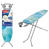 Vileda Smart Ironing Board, Blue, 114 cm long x 34 cm wide x 75-91 cm high