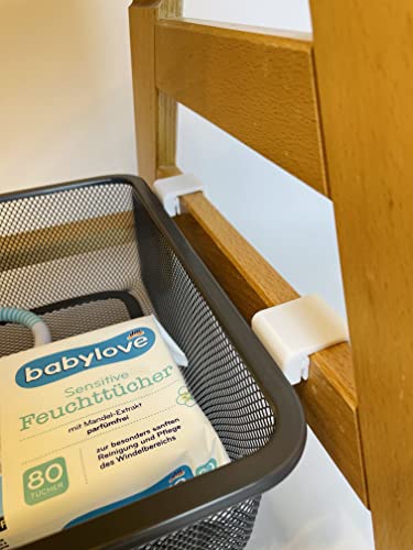 JALUDesignDE Adapter passend für Hochstuhl Hauck Alpha und Beta (Weiß)...