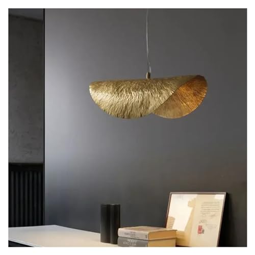 Lampe LED suspendue feuille d'or moderne pour salle à manger - 4