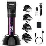 Hair Clippers for Men, VICOODA Cordless Hair Trimmer Kit for Men, LED Display Beard & Mustache Trimmer Rechargeable Hair Cutting Kit with Charging Base