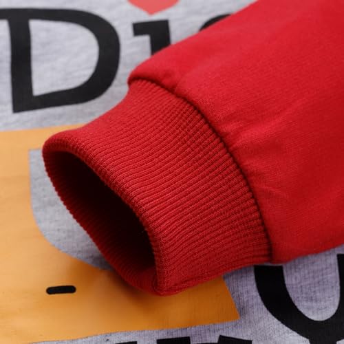Image of Akyzic Toddler Boys Sweatshirts Cotton Crewneck Truck Shirt Dinosaur Long Sleeve Pullover Tops Tees 2-8T