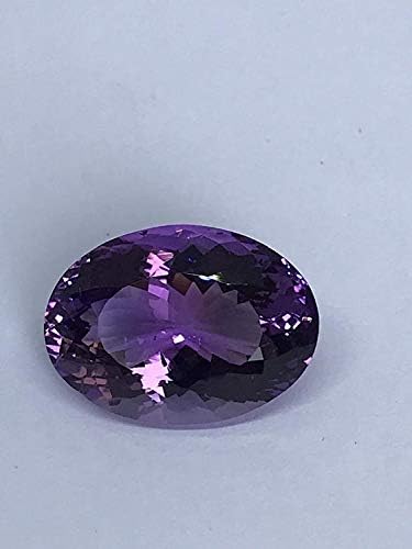 Gems 6.25 Ratti 5.68カラット パープルアメジスト 信じられないほどのAaa品質 【スピガネックレス】 天然占星術アメジ