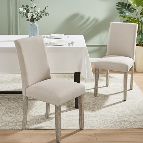 Joysoul Dining Chairs Set of 2 Upholstered Parsons Style