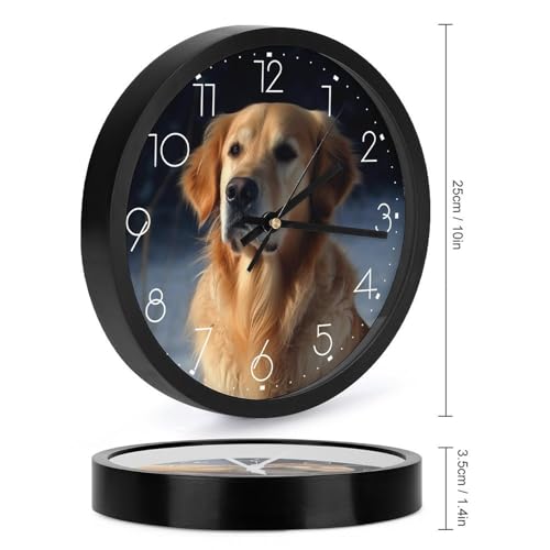 Horloge murale numérique à piles lisible pour grands espaces
