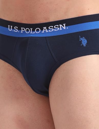 Image of U.S. Polo ASSN. Mens OEB02 Elasticized Waist Underwear Briefs - Pack of 2