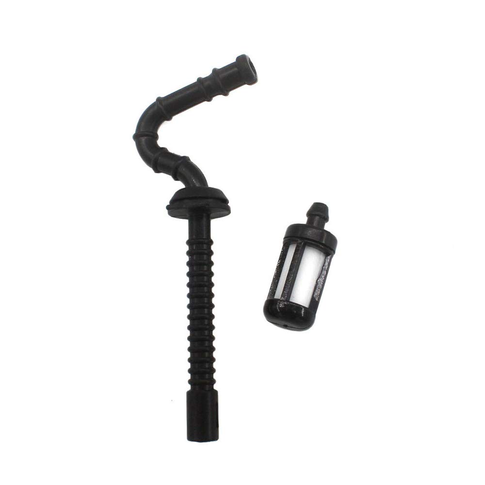 Huyur Black Fuel Line Hose With Filter For Stihl Ms210 Ms230 Ms250 021 023 025 Chainsaw