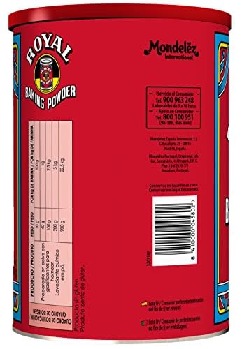 Miniatura 3 de Royal Baking Powder, Levadura En Polvo Para Horno, Bote 900 G