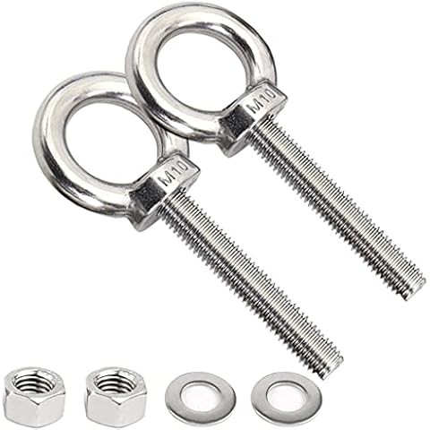 AIVOOF M10 Stainless Steel Eye Bolts Cover