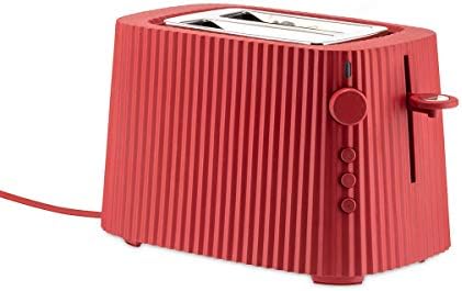 MDL08R/USA Plissé Toaster in thermoplastic resin, red. US plug. 850W