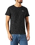 Collar redondo Pepe Jeans Paul 4 N Camiseta, 999negro, XXL para Hombre