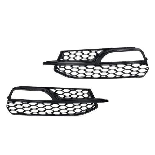 Caches phares antibrouillard pour Audi A3 S-Line S3 2014-2016 calandre pare-choc noir brillant