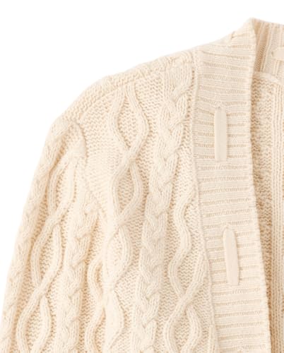 Image of The Children's Place Girls' Long Sleeve Open Front Knit Cardigan