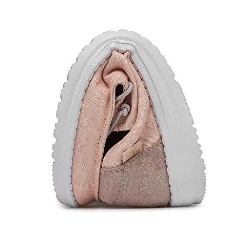 Image of HEYDUDE Women's Wendy Glitter Rose Crystal Size 7 | Women's Shoes | Women's Slip On Shoes | Comfortable & Light-Weight