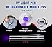 UV Resin Kit with Light, 60g UV Glue with Rechargeable Light, 5 Second Fast Cure UV Glue Adhesive, Clear Repair Kit for Welding Resin, Jewelry Bonding, Plastic, Glass, Acrylic, Craft Decoration