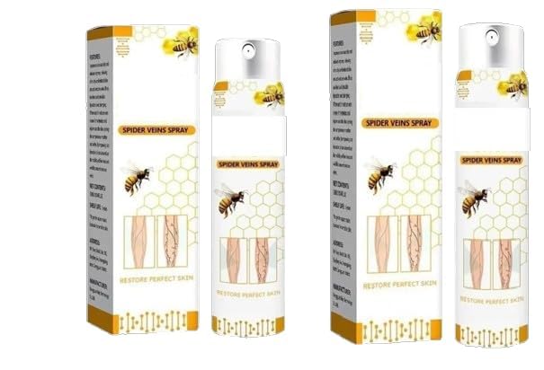 Bee Venom Spider Veins Spray (Pack of 2) (B0DBZVYK3T) Amazon Price History, Amazon Price Tracker