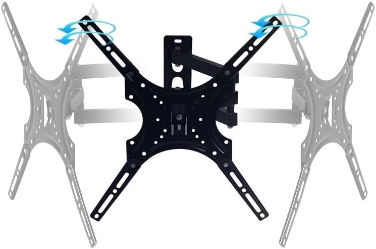 Miniatura 3 de Soporte de pared para monitor de TV de movimiento completo con giro suave, inclinación y extensión, para la mayoría de televisores y monitores de