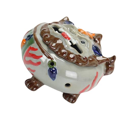DIYEAH Vintage Censer Incense Holder Backflow Aroma Stove Ceramic Incense