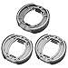 Caltric Front & Rear Brake Shoes Compatible with Yamaha Breeze 125 Yfa125 Yfa-125 Yfa1 1998-2004 New