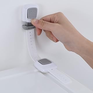 YEYA Upgraded No Drill Anti tip Furniture Wall Anchors Straps for Baby proofing with 3M Adhesive (4 Pack)