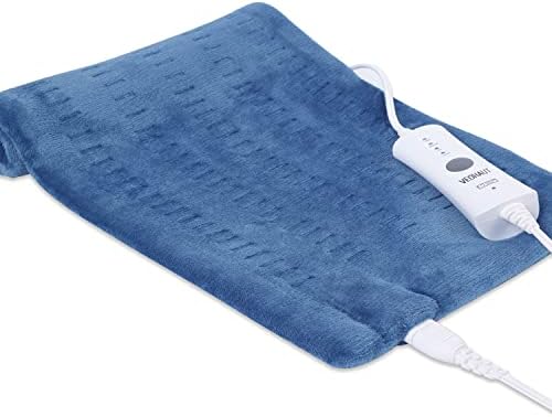 Heating Pad for Back Pain and Cramps 12x24 Inch, Relief, Electric Heat Pad for Neck and Shoulders, Auto Shut Off, Portable Ultra Soft with 4 Temperature Settings