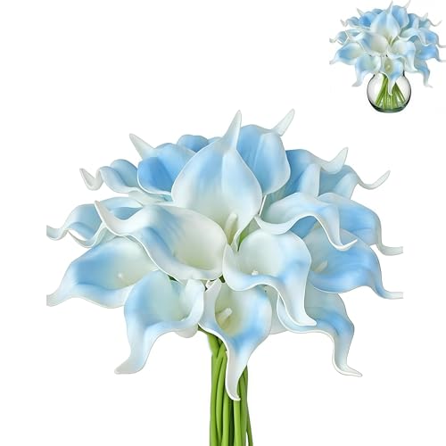 Lohas Brace 12PCS Realistic Calla Lily Artificial Flowers - 13.5