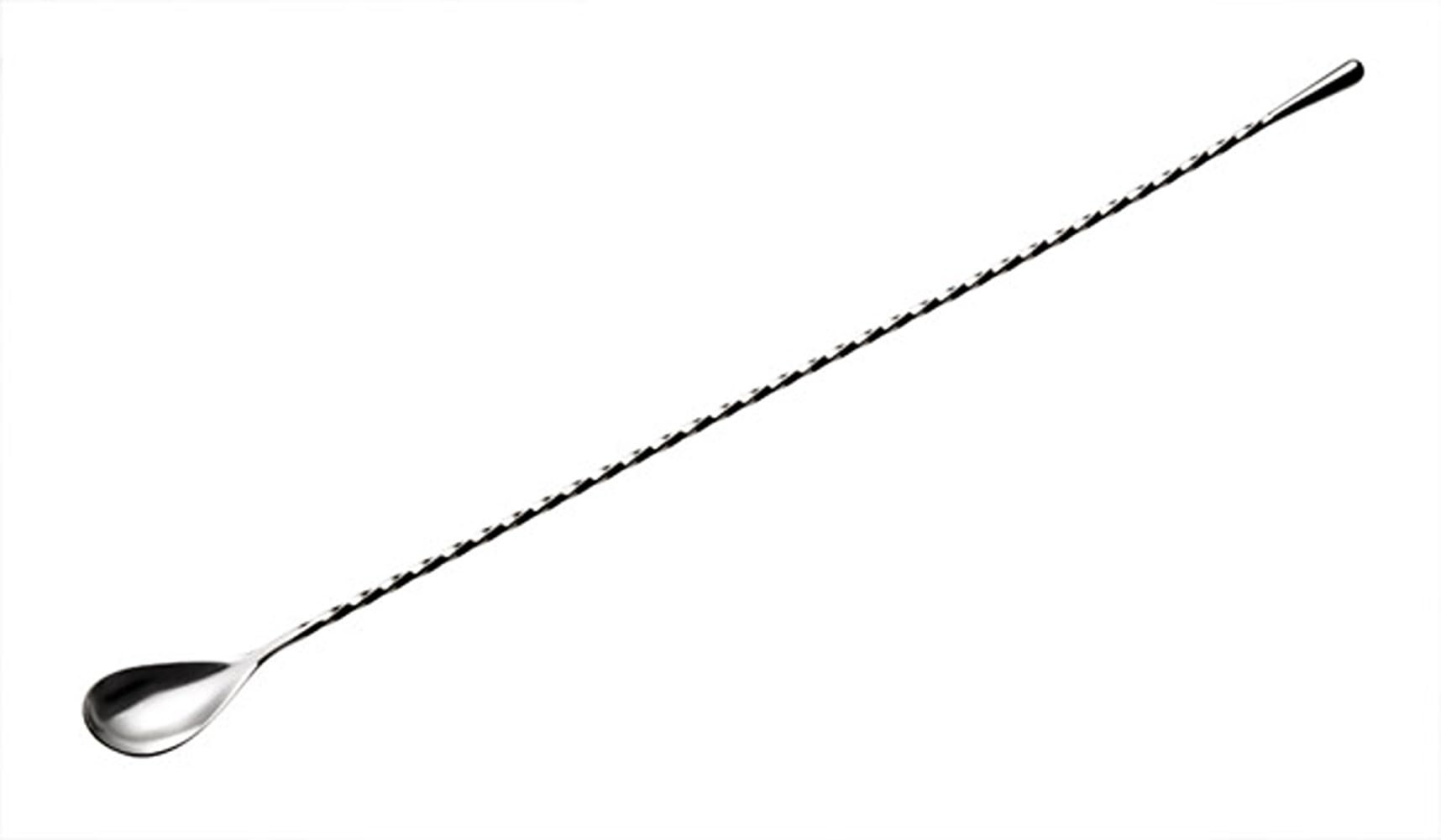 APS 93153 Barlöffel, Edelstahl, mit gedrehtem Stiel, Länge 40 cm