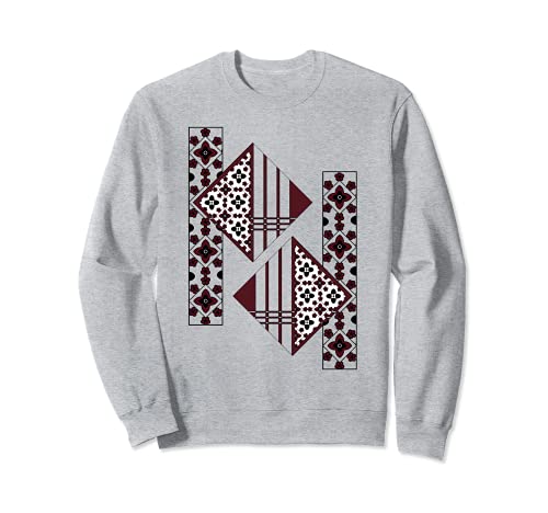 Sindhi Ajrak Block Print Tiles Design Sweatshirt