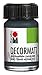 Produktbild Marabu 14010039079 - Decormatt Acryl Dunkelgrau 079, 15 ml, samtmatte Acrylfarbe auf Wasserbasis, cremig und farbintensiv, speichelfest, wetterfest, zum freien Malen und Schablonieren