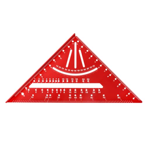 Professional Carpentery Square Layouts Tool Framings Woodworking Rafters Angled Ruler for Measuring and MarkingTool