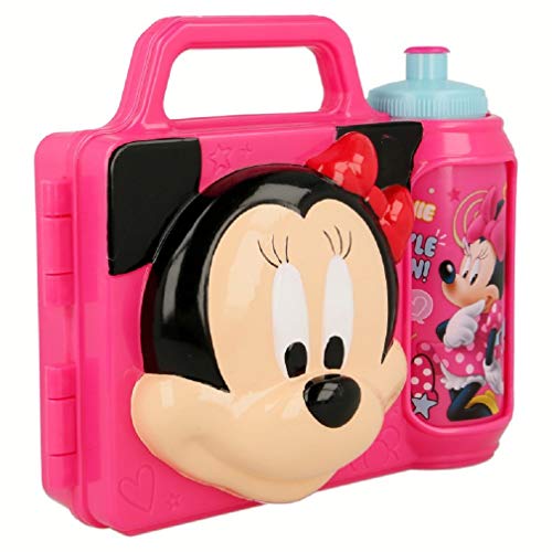 Preisvergleich Produktbild Disney Minnie Mouse Pausen-Set Brotdose + Trinkflasche