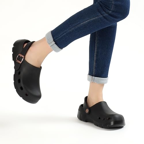 Image of CASSIEY Slip on Sandals Women Comfortable EVA Closed Toe Clogs
