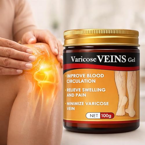 Image of Varicose Veins Relief Gel 100g | Natural Herbal Formula | Helps Improve Blood Circulation, Reduce Swelling & Relieve Leg Pain | For Varicose Veins, Legs, Ankles & Feet (Pack Of 2)