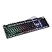 Reccazr Wired Keyboard-104 Keys Ergonomic Mechanical Feeling Keyboard with 12 Multimedia Keys, Spill-Resistant Design, Suitable for Working and Everyday Usage, Compatible with PC & Mac System