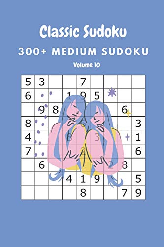 Classic Sudoku: 300+ Medium sudoku Volume 10