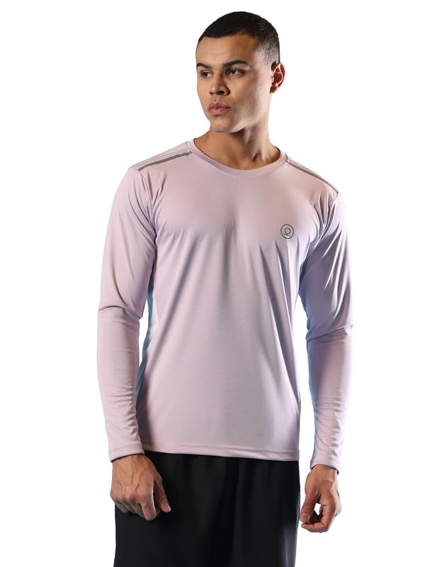 Image of CHKOKKO Gym T Shirts for Men Workout Solid Quick Dry Sports Men T-Shirts Breathable Lightweight Full Sleeve Regular Fit Round Neck Running Stylish Tshirt for man