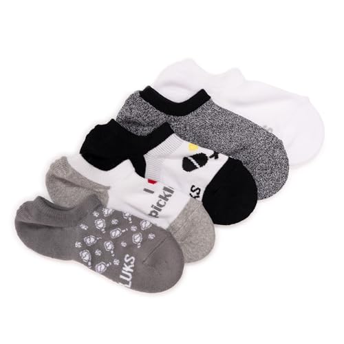 Image of MUK LUKS Womens Set of 5 Pickleball No Show Socks