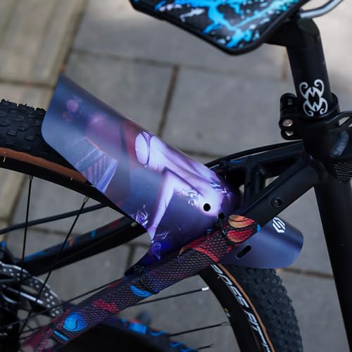 CNCLOL Mountain Bike Mudguards,MTB Mudguards Front and Rear,Bicycle Mudguards Fits 26", 27.5", 29" Plus Size and Fat Bikes.MV - Image 8