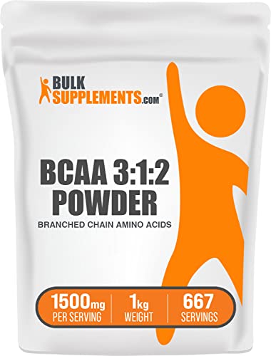 BULKSUPPLEMENTS.COM BCAA 3:1:2 Powder - Branched Chain Amino Acids ...