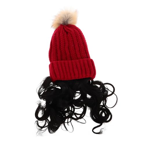 Bonnet avec extensions de cheveux femme pour changer de style en un clin d'œil