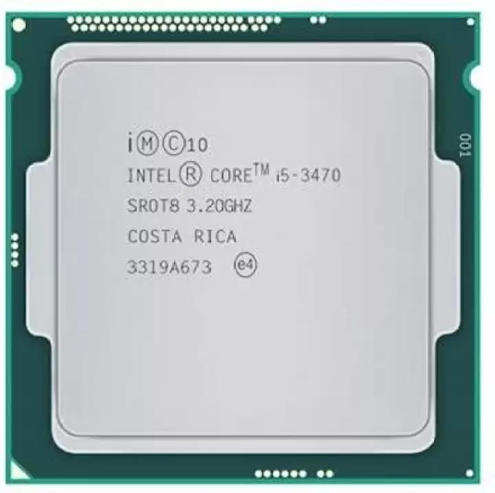 Pratyush Core i5-3470 Desktop Processor – 3.2 GHz Quad-Core CPU with Max Turbo Frequency 3.6 GHz, 6 MB Cache, LGA 1155 Socket, HD Graphics 2500 � Ideal for Productivity and Moderate Gaming