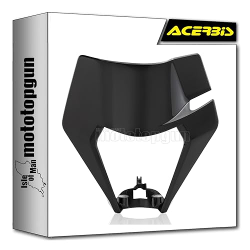 Headlight mask noir Acerbis plaque phare KTM EXC-F 350 2020-2023