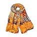 Bestshe Scarves for Women Lightweight Silk Like Floral Satin Long Scarf Large Scarf Wrap for Neck Head Hair Gift Packed