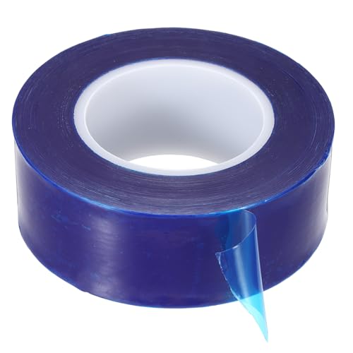 Image of PATIKIL Removable Protective Film Tape, 2 Inch x 656 ft PE Surface Protective Scratch Film Tape Roll for Furniture Electrical Appliances Plastic Hardware Medium Stickiness Blue